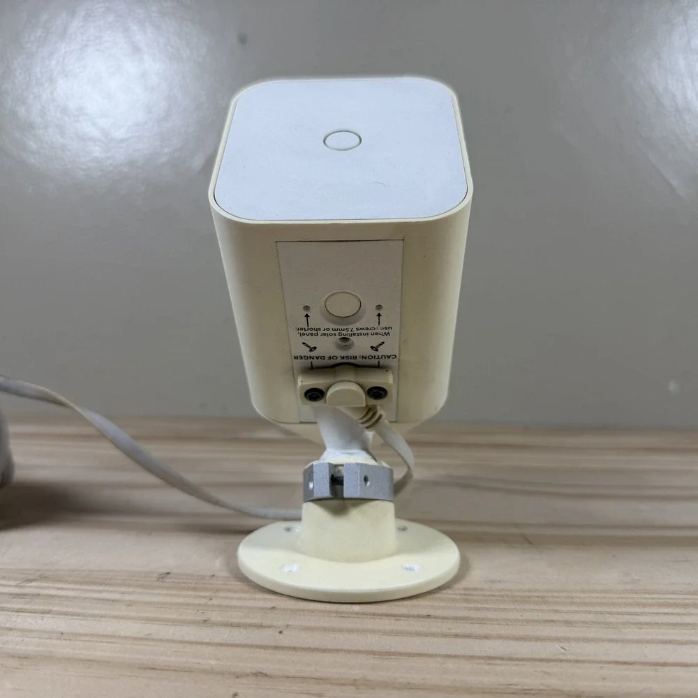 Ring Spotlight Cam Battery White Outdoor Security Camera 1080p HD Video